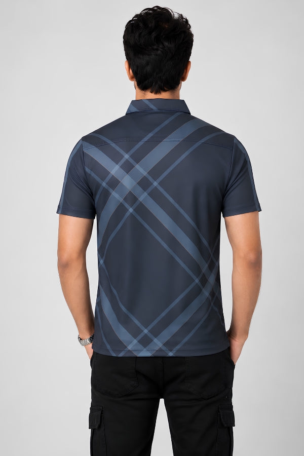 Midnight Checkline Polo