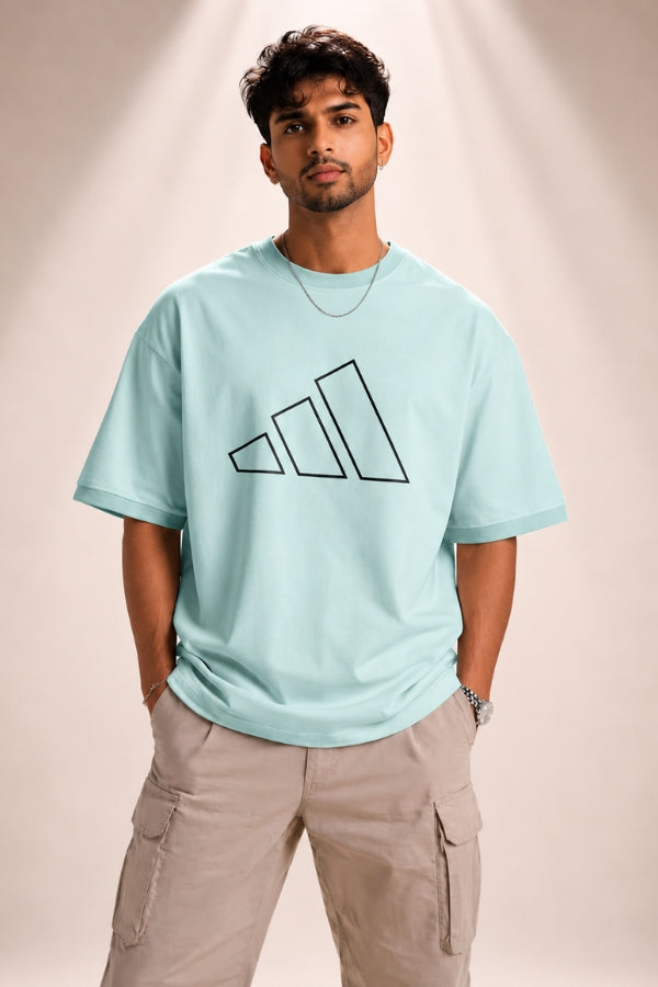 Aqua Frame Relaxed Tee