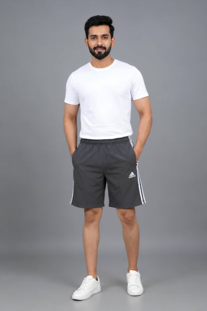Olive Grid Training Shorts
