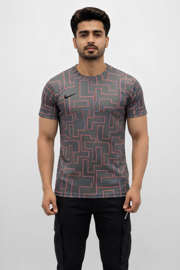 Graphite Maze Performance Tee