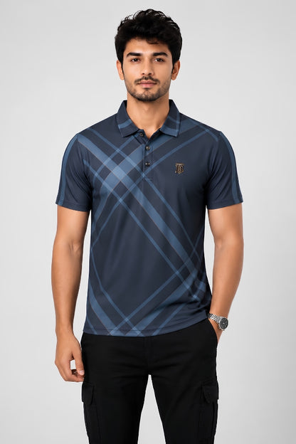 Midnight Checkline Polo