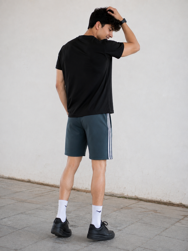 Men's Classic 3-Stripes Training Shorts - Slate Blue