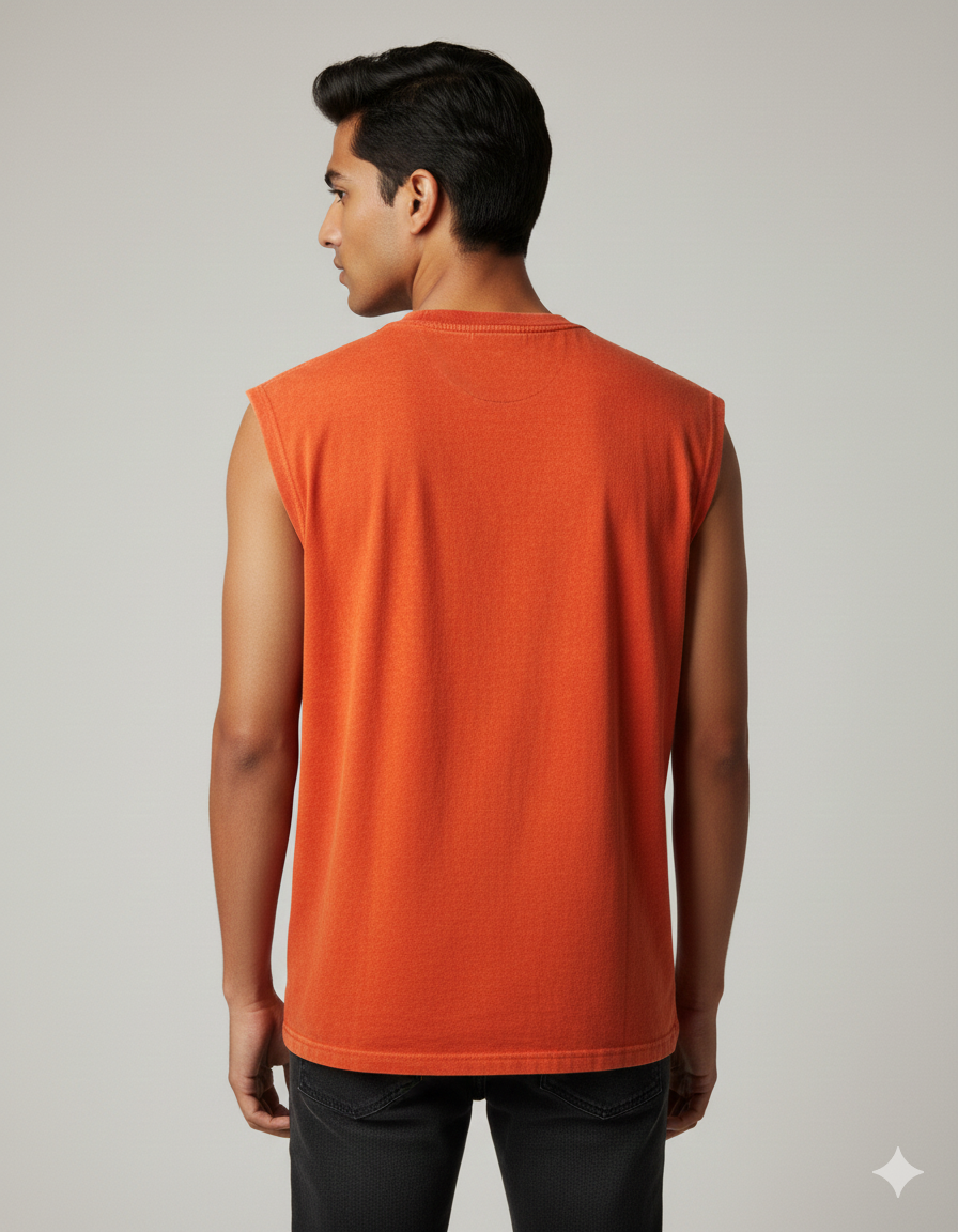 Bold Balenciaga-Inspired Sleeveless Tank Top